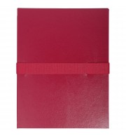 Chemise dos extensible balacron et sangle scratch. Bordeaux