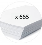 Classeur à levier papier marbre gris dos de 70mm - avec perforateur - A4. Gris-dos gris