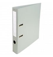 Classeur à levier PVC A4 dos de 50mm. Gris
