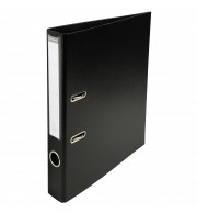 Classeur à levier PVC A4 dos de 50mm. Noir
