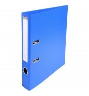 Classeur à levier PVC A4 dos de 50mm. Bleu