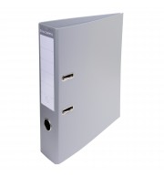 Classeur à levier PVC A4 dos de 70mm. Gris