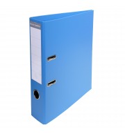 Classeur à levier PVC A4 dos de 70mm. Bleu