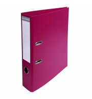 Classeur à levier PVC A4 dos de 70mm. Fuchsia
