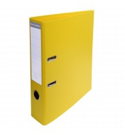 Classeur à levier PVC A4 dos de 70mm. Jaune