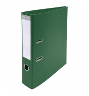 Classeur à levier PVC A4 dos de 70mm. Vert foncé