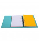 Classeur à levier PVC A4 dos de 70mm. Vert clair