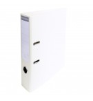 Classeur à levier PVC A4 dos de 70mm. Blanc