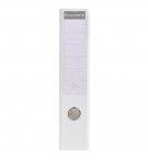 Classeur à levier PVC A4 dos de 70mm. Blanc