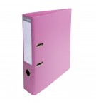 Classeur à levier PVC A4 dos de 70mm. Rose
