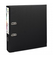 Classeur à levier Prem'Touch intérieur et extérieur en polypropylène - Dos 80mm - A4 maxi Noir