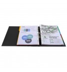 Classeur à levier Prem'Touch intérieur et extérieur en polypropylène - Dos 80mm - A4 maxi Noir