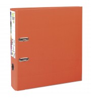 Classeur à levier Prem'Touch intérieur et extérieur en polypropylène - Dos 80mm - A4 maxi Orange
