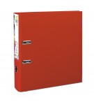 Classeur à levier Prem'Touch intérieur et extérieur en polypropylène - Dos 80mm - A4 maxi Rouge