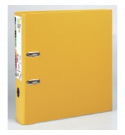 Classeur à levier Prem'Touch intérieur et extérieur en polypropylène - Dos 80mm - A4 maxi Jaune