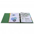 Classeur à levier Prem'Touch intérieur et extérieur en polypropylène - Dos 80mm - A4 maxi Vert foncé