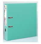 Classeur à levier Prem'Touch intérieur et extérieur en polypropylène - Dos 80mm - A4 maxi. Vert clair
