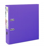 Classeur à levier Prem'Touch intérieur et extérieur en polypropylène - Dos 80mm - A4 maxi. Violine