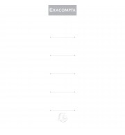 Paquet 10 étiquettes classeur a levier dos de 50mm Blanc