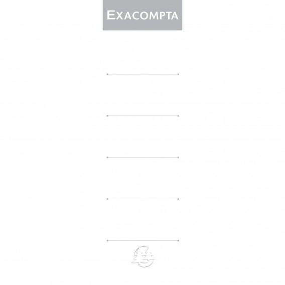 ETIQUETTES EN CARTON POUR CLASSEMENT DOS LARGE - SACHET DE 10