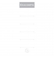 Paquet 10 étiquettes classeur a levier dos de 70mm Blanc