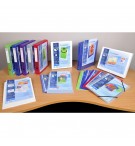 CLASSEURS PERSONNALISABLES POLYPRO DOS 40mm - ASSORTIS - CARTON DE 5