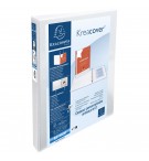 Classeur PP personnalisable Kreacover - 4 anneaux en D 20mm - A4 maxi Blanc