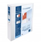 Classeur PP personnalisable Kreacover - 4 anneaux en D 50mm - A4 maxi Blanc
