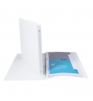 CLASSEURS PERSONNALISABLES POLYPRO DOS 20mm - BLANCS - CARTON DE 5