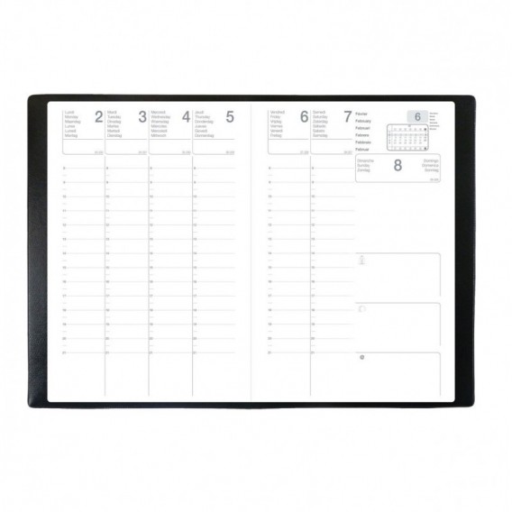 AGENDA SEMAINIER ECONOMIQUE 16X24 CM SEPTEMBRE A SEPTEMBRE