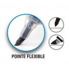 MARQUEUR EFFACABLE A SEC PENTEL MAXIFLO NOIR MOYEN MODELE