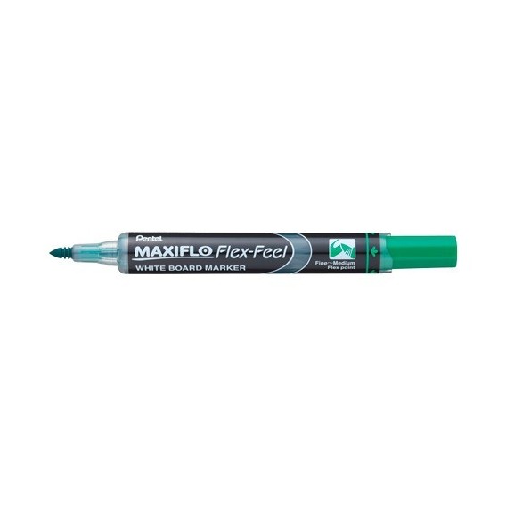 MARQUEUR EFFACABLE A SEC PENTEL MAXIFLO VERT MOYEN MODELE