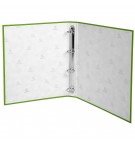 Classeur rembordé polypropylène 4 anneaux 30mm - A4 Vert anis