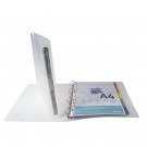 Classeur 4 anneaux 30 mm polypropylène Chromaline - A4 maxi Incolore