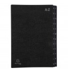Trieur rigide Economique Ordonator 24 compartiments alphabétiques- 24x34cm Noir
