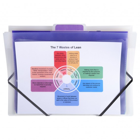 Trieur mural 6 compartiments Crystal - A4 Cristal