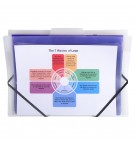 Trieur mural 6 compartiments Crystal - A4 Cristal