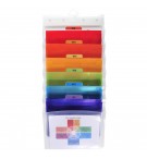 Trieur mural 6 compartiments Crystal - A4 Cristal