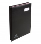 Parapheur Expansé couverture expansé, système fixapage - 24 compartiments Noir