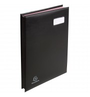 Parapheur Expansé couverture expansé, système fixapage - 24 compartiments Noir