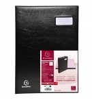 Parapheur Expansé couverture expansé, système fixapage - 24 compartiments Noir