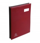 Parapheur Expansé couverture expansé, système fixapage - 24 compartiments Bordeaux