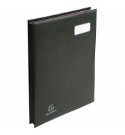 Parapheur Expansé couverture expansé, système fixapage - 24 compartiments Vert foncé