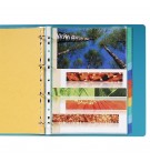 Intercalaires en véritable carte lustrée souple 225g/m2 FSC® avec 12 onglets neutres Couleurs assorties