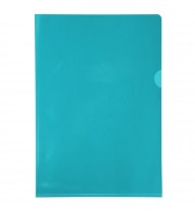 Etui carton de 100 pochettes coin PVC lisse haute résistance 13/100e - A4 Vert