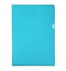 Etui carton de 100 pochettes coin PVC lisse haute résistance 13/100e - A4 Vert