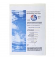 Sachet de 10 étuis de protection simples PVC lisse 20/100e - A4 Cristal