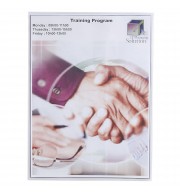 Sachet de 10 étuis de protection simple PVC lisse 20/100e - A5 Cristal