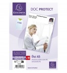 Sachet de 10 étuis de protection simple PVC lisse 20/100e - A5 Cristal