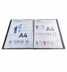 Protège-documents en polypropylène souple OPAK 20 vues - A4 Noir